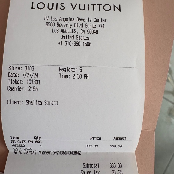 Authentic Louis Vuitton Key Pouch - Picture 4 of 4